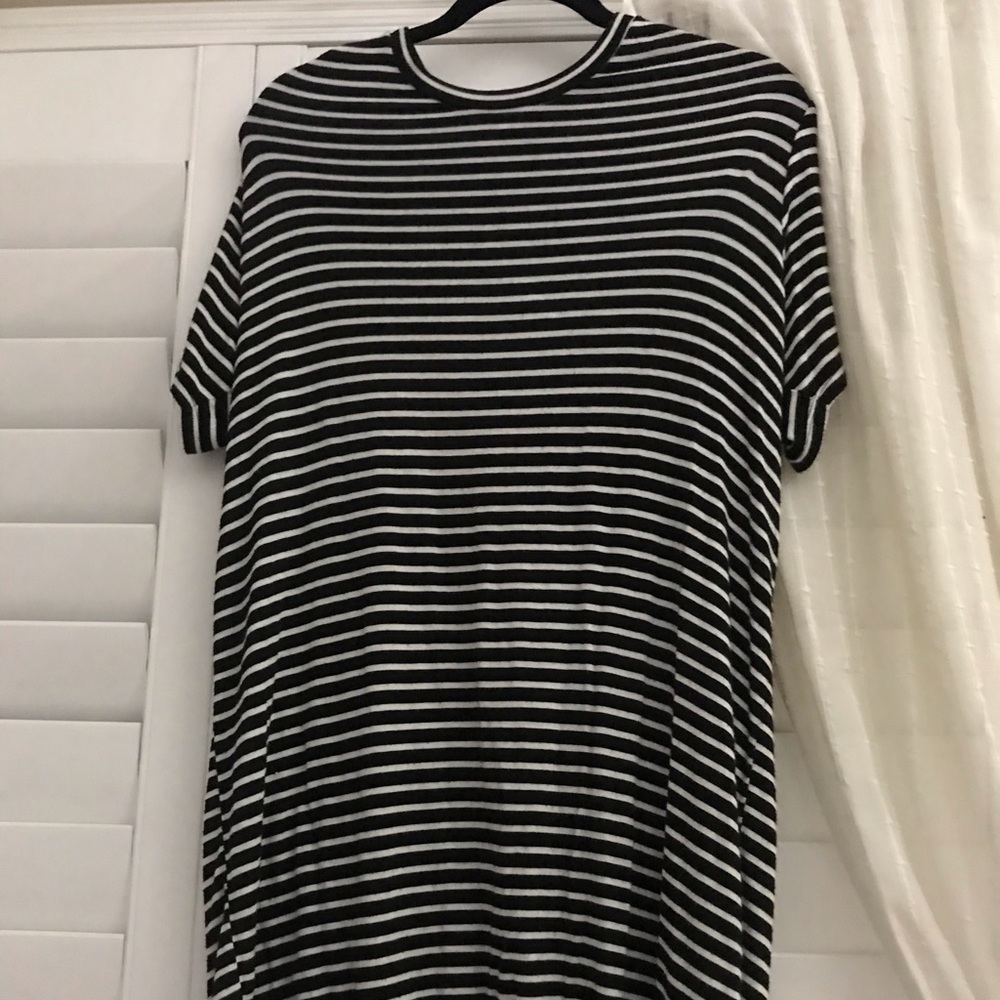 brandy melville striped t shirt dress